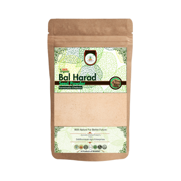 Organic Bal Harad (Terminalia Chebula) Powder – Natural Digestive Cleanser Pure Bal Harad Powder – Ayurvedic Detox & Digestive Support