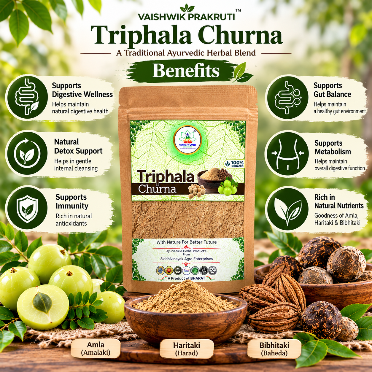 Triphala Powder -100 Gram - Image 3
