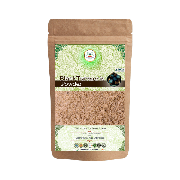 Organic Black Turmeric (Kali Haldi) Powder – Rare Ayurvedic Herb Pure Black Turmeric Powder – Natural Pain Relief & Immunity Booster