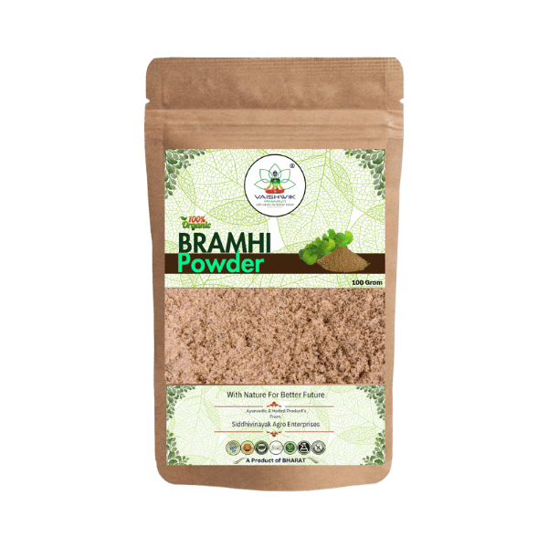 Organic Brahmi Powder (Bacopa Monnieri) | Boost Memory & Focus Brahmi Powder (Bacopa Monnieri)