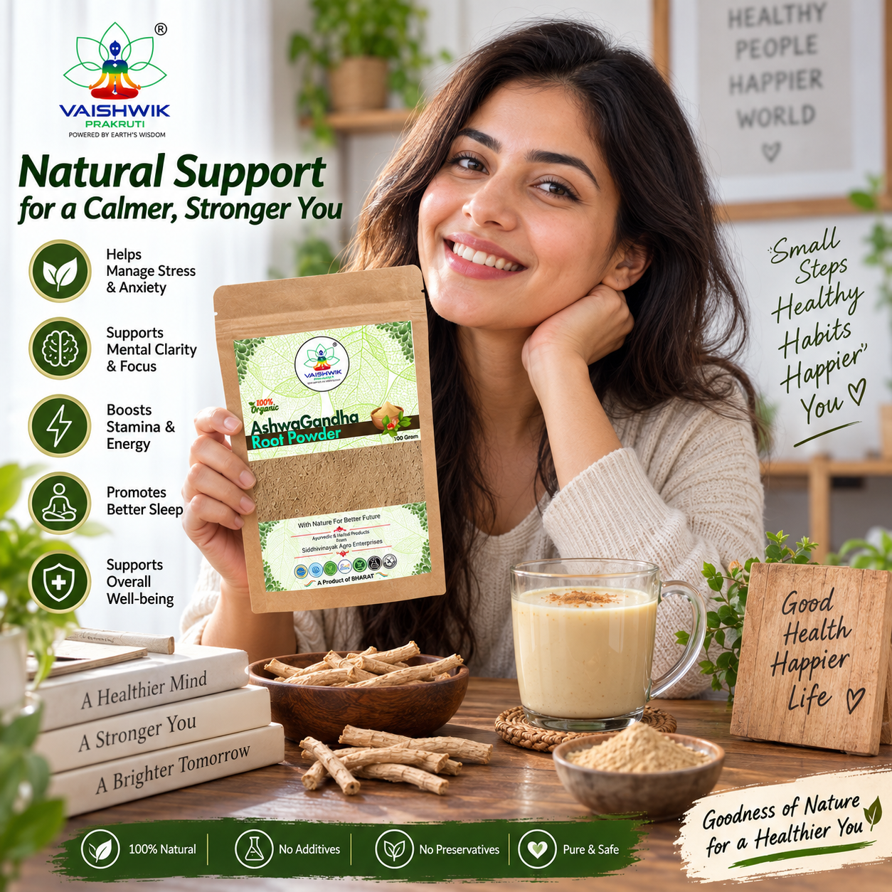 Ashwagandha Root Powder-100Gram - Image 7