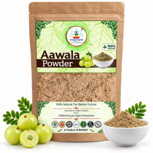Aawala Powder herbal amla powder by Vaishwik Prakruti in premium kraft pouch