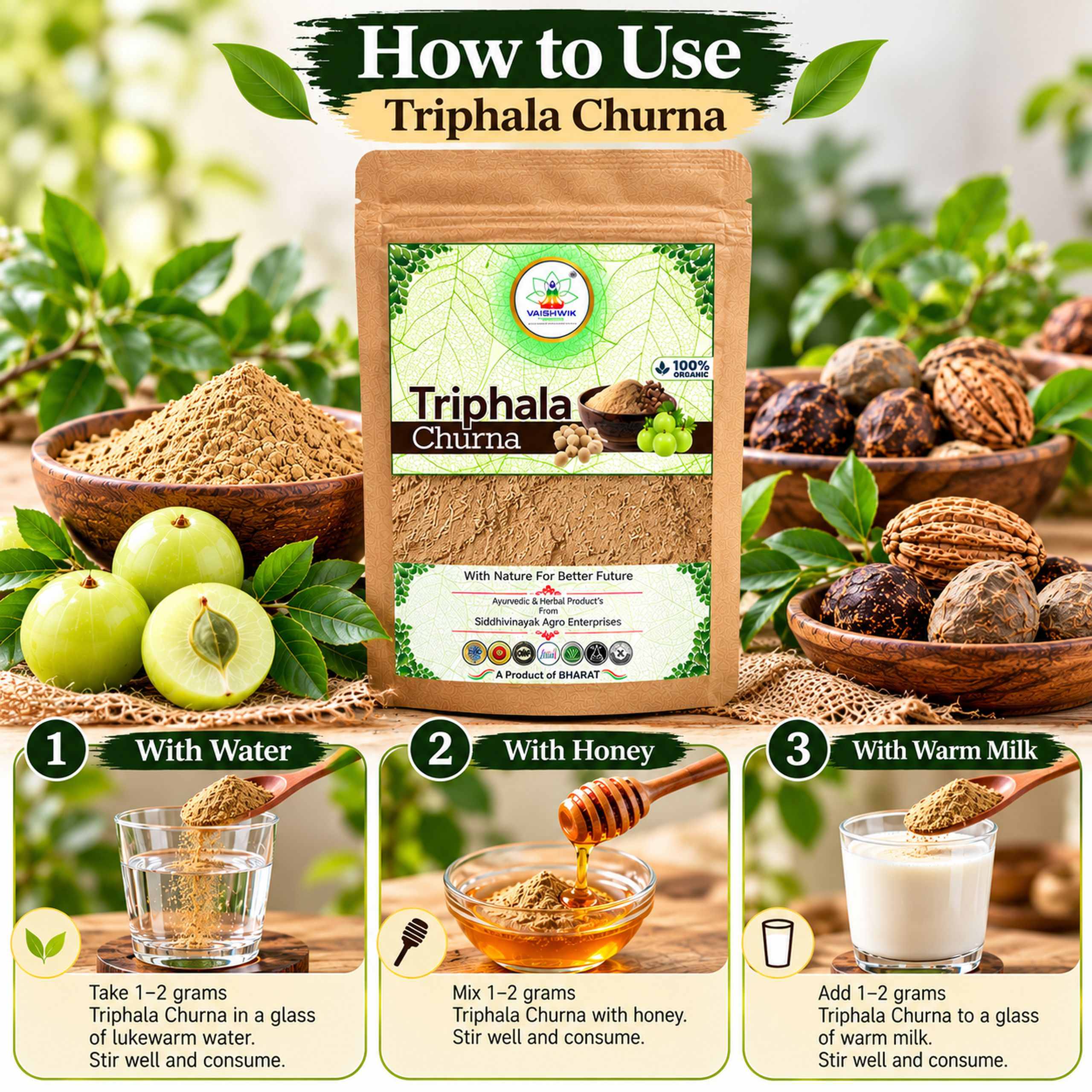 Triphala Powder -100 Gram - Image 2
