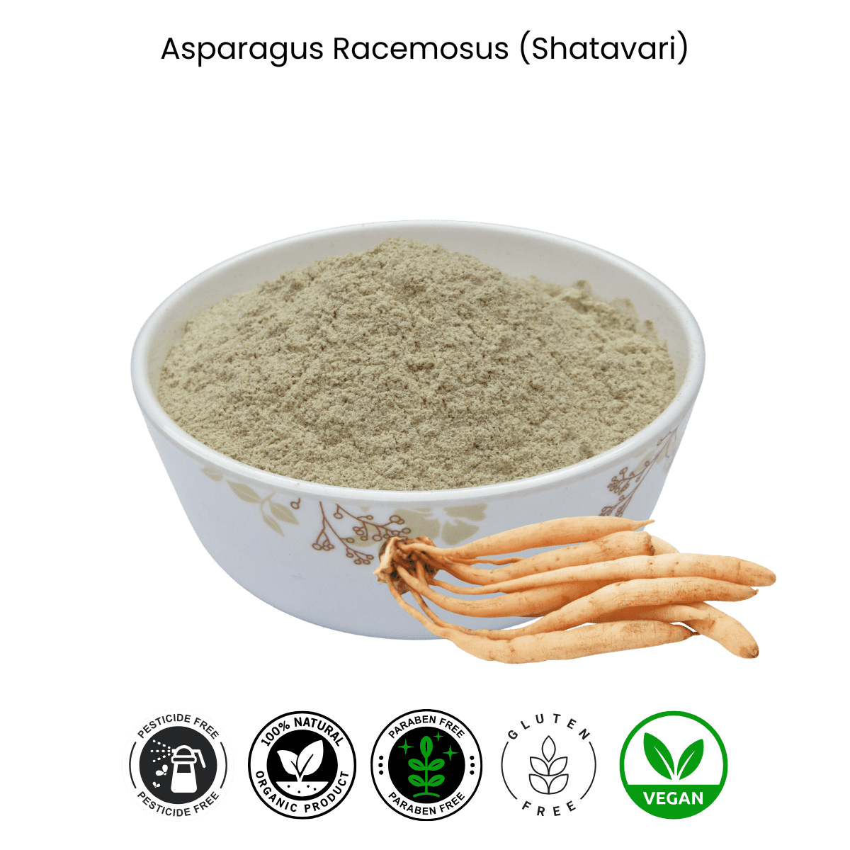 Organic Shatavari (Asparagus Racemosus) Powder – Women’s Health Tonic Pure Shatavari Powder – Natural Hormonal Balance & Vitality Support
